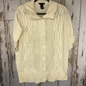 Lauren Hansen Short Sleeve Sweater, Size Large. In excellent condition!